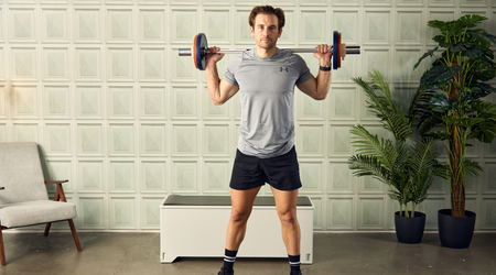 Personal trainer Alex Crockford poses with his Fittle Box
