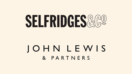 Logos for Selfridges and John Lewis
