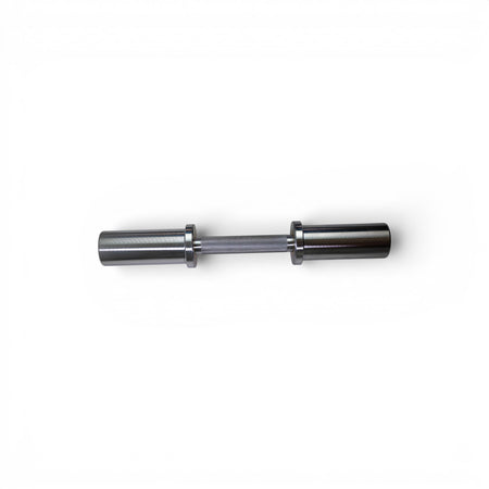 Fittle adjustable dumbbell handle on a white background.