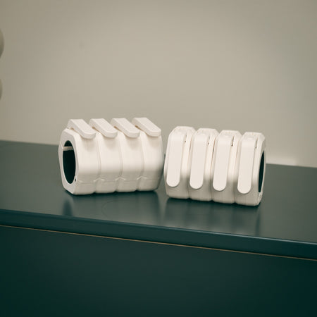 8 Fittle collars in a modern interior. 