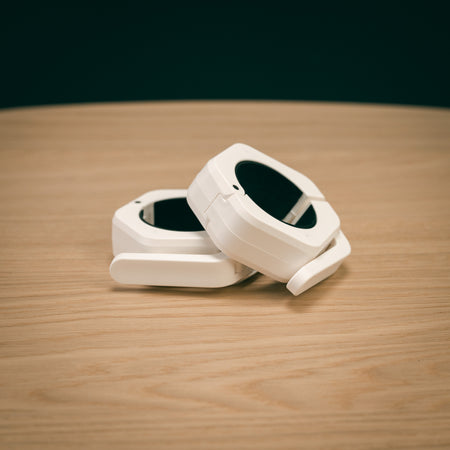 2 Fittle collars in a modern interior. 